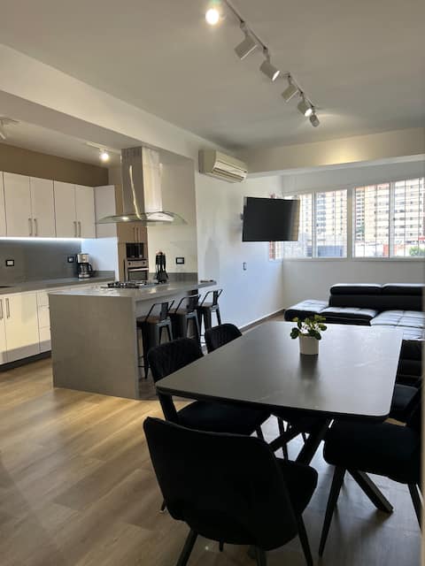 Door 1, Modern and comfortable apartment with pool