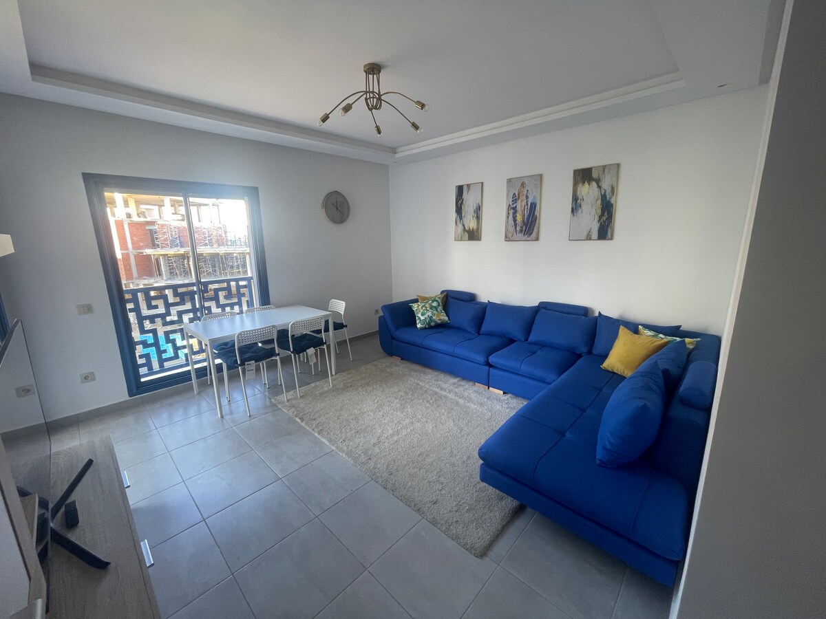 Mar Coast Fresh Blue Apartments for Rent in Martil, TangerTétouan