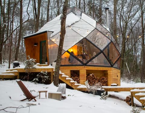 The Laurel Zome - Wood Fired Japanese Hot Tub