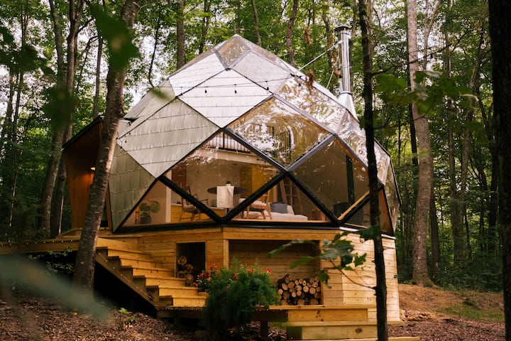 Zome The Laurel Zome - Dome houses for Rent in Rising Fawn, Georgia, United ...