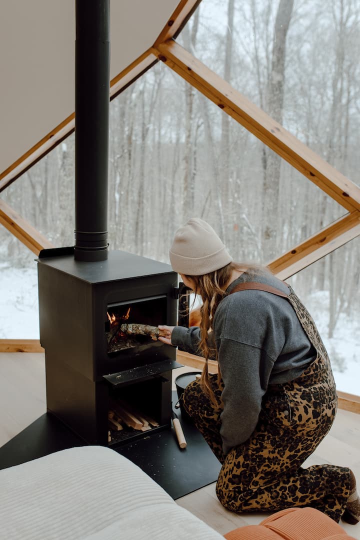 The Laurel Zome - Wood Fired Japanese Hot Tub - Dome houses for
