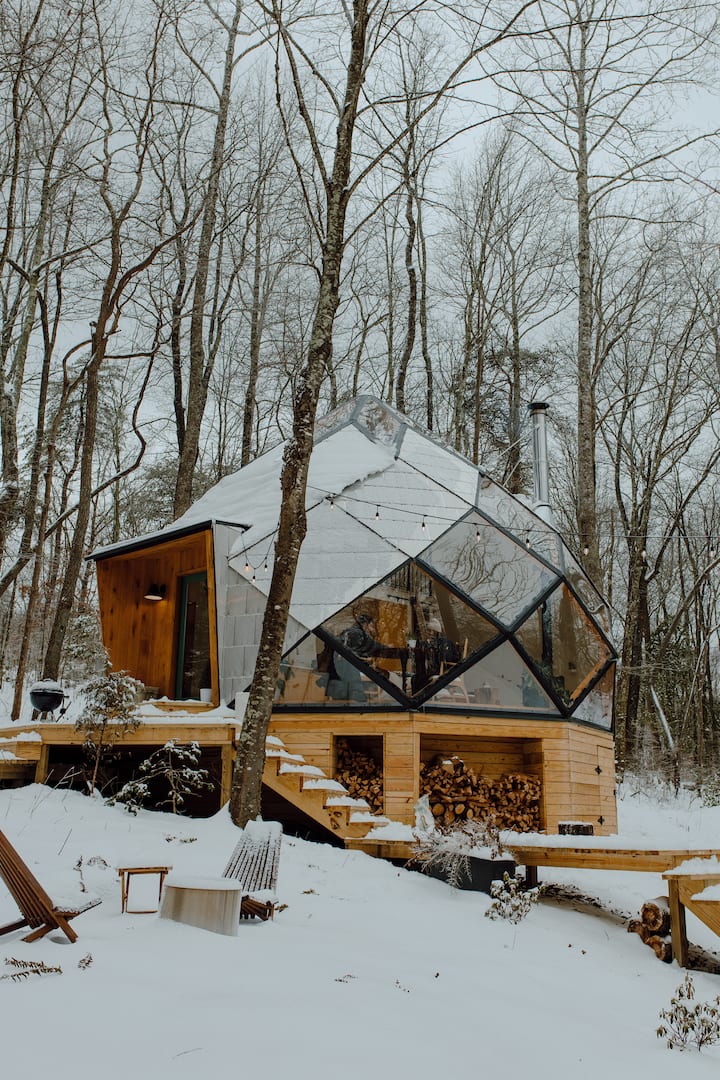 The Laurel Zome - Wood Fired Japanese Hot Tub - Dome houses for