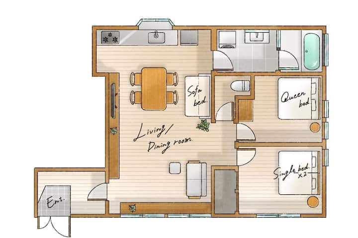 Renovated Cozy Home/1min To Station, 5min To Beach - Kamakura