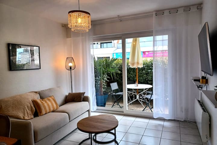 Rez De Chaussée Convivial-terrasse- Proche Mer - Stella Plage