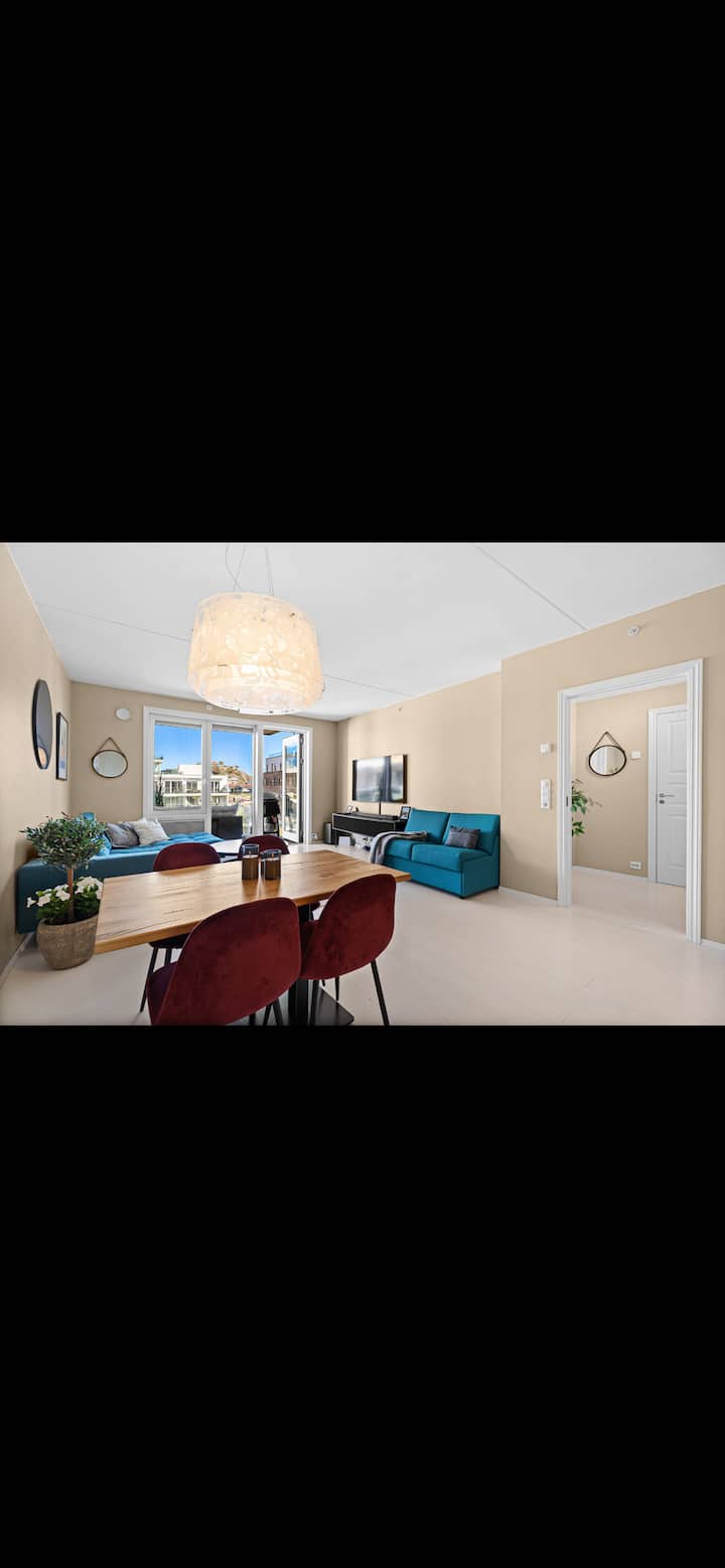 Bystranda Apartment• 
 Sea View & Parking - Kristiansand