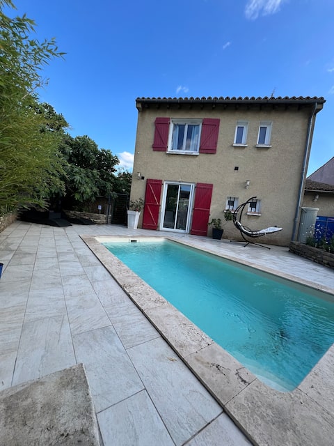 House with a pool