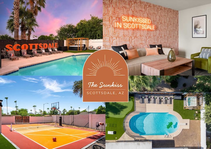 Pickleball + Pool + Hot Tub | Sleeps 16 - Scottsdale, AZ