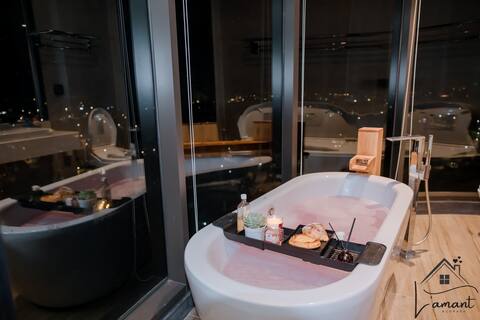 L’amant Ecopark - W hot springs bathtub & sauna