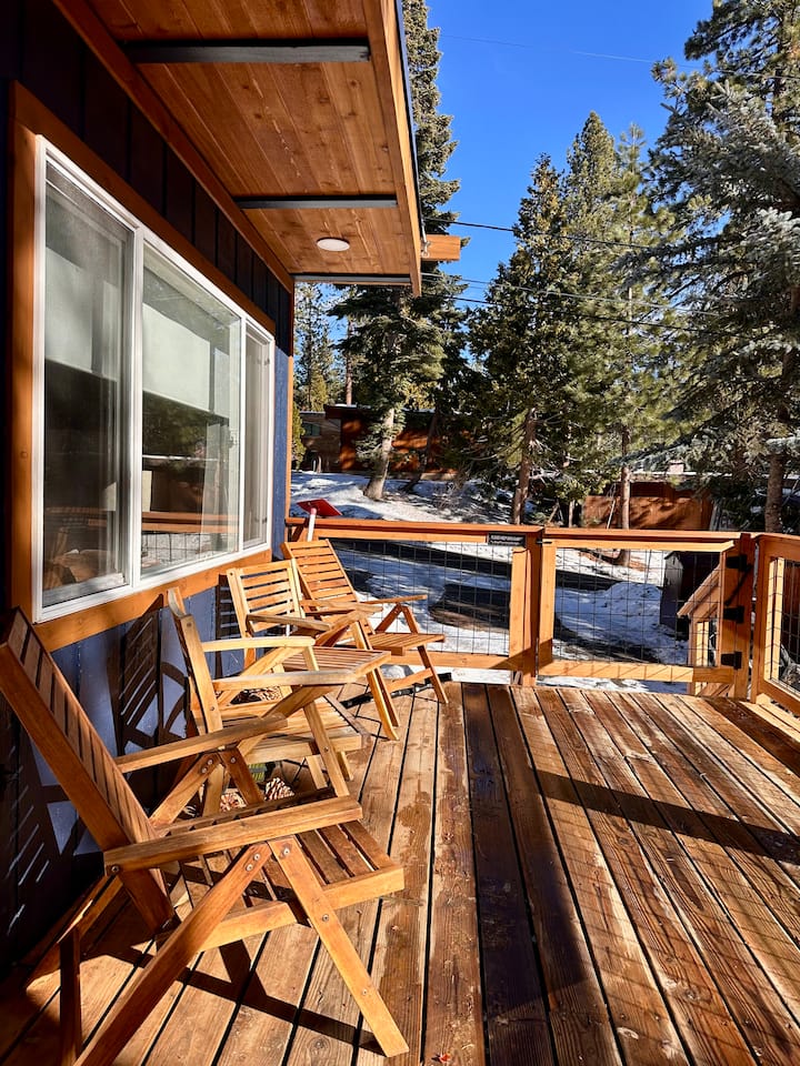 Renovated kitchen — Red Cedar Cabin Tahoe City