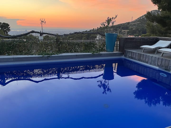 Villa La Madone. Piscine, Terrain Boule, Parking. - Marsiglia