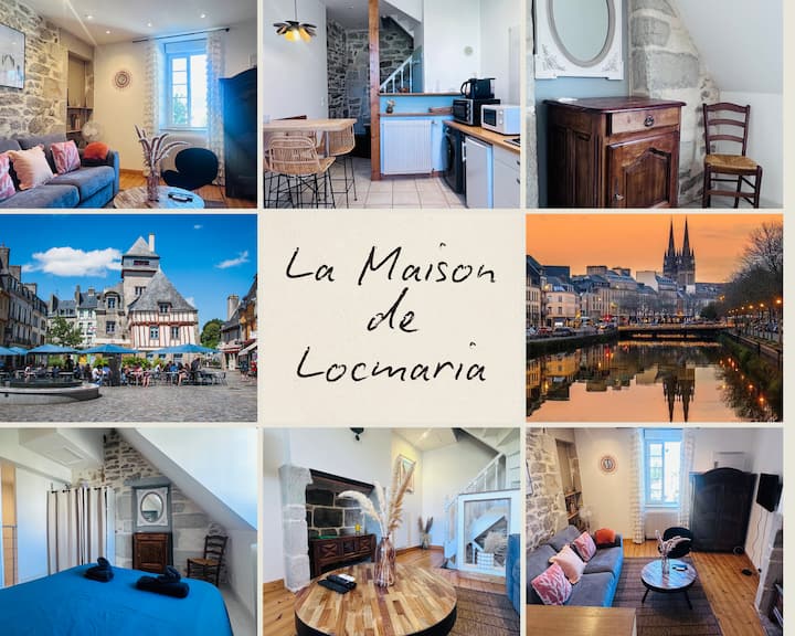La Maison De Locmaria - Parking Gratuit - Pets Ok - Quimper