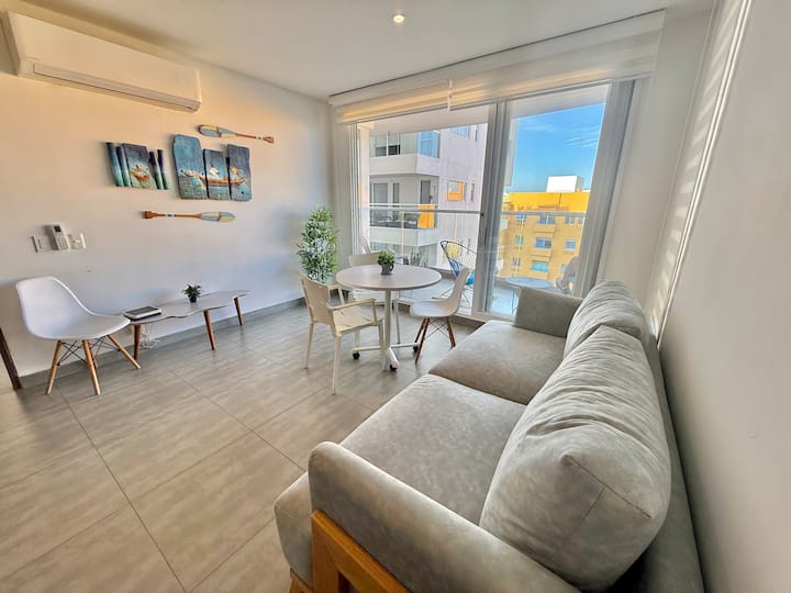 Lujoso Duplex | Frente Al Mar | Primera Línea - Cartagena