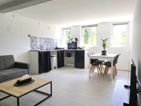 Charming brand new 2-room for 3 people.