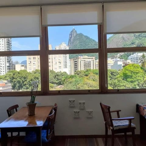 Vista total do Cristo Redentor