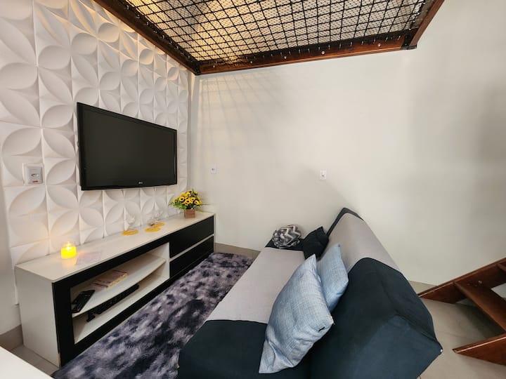 Loft Urban Rede Suspensa | Self Check-in - Uberlândia