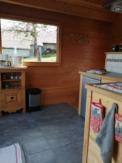 Top performing Airbnb: Unusual independent cottage "Le mazot" in Combloux