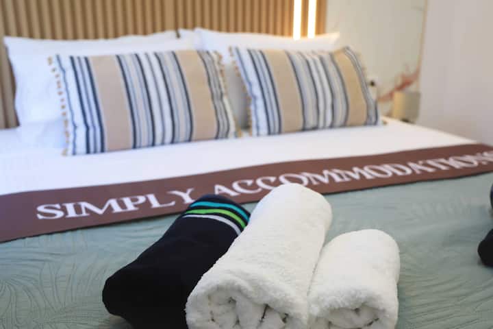 Comfortable Double Bed with Fresh Towels