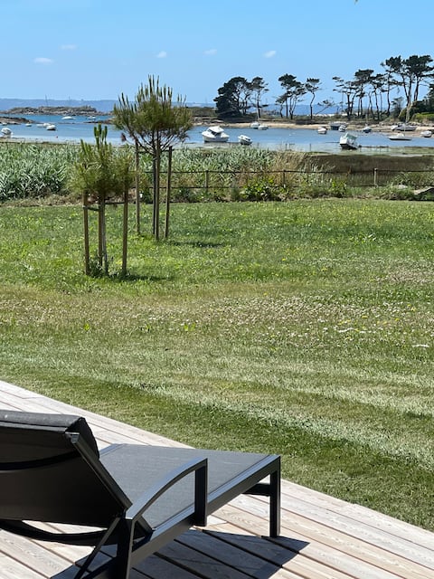 Villa Mamina, rental facing the sea, Île-Grande