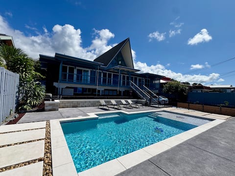 Hawaiian Living Oasis -Sleep 12/4BR/4BA/AC/Pool