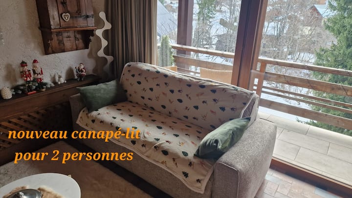 Megeve Balcony Apt In Chalet Near Center & Slopes - Megève