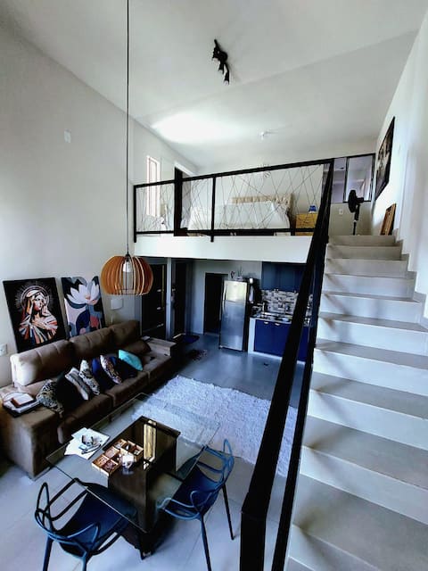 Charming Loft with garage and air conditioning