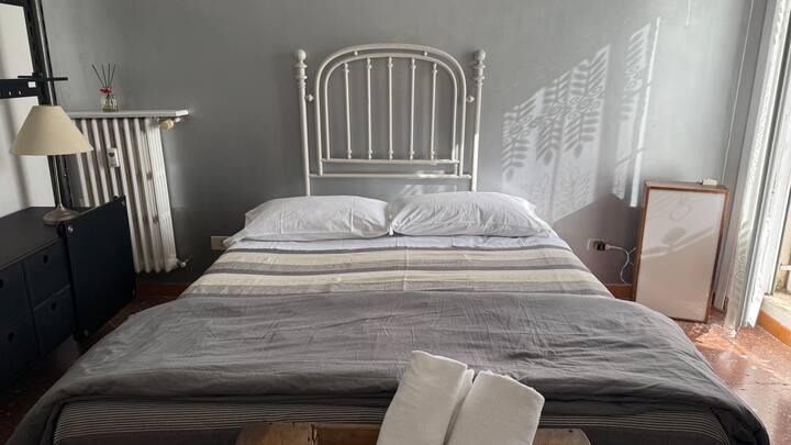 Stanza patronale Manželská posteľ a vlastný balkón