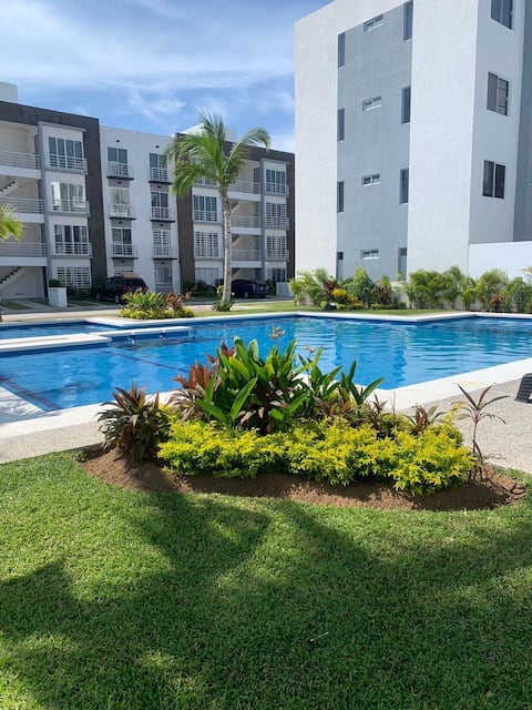 Nice apartment with a beach club