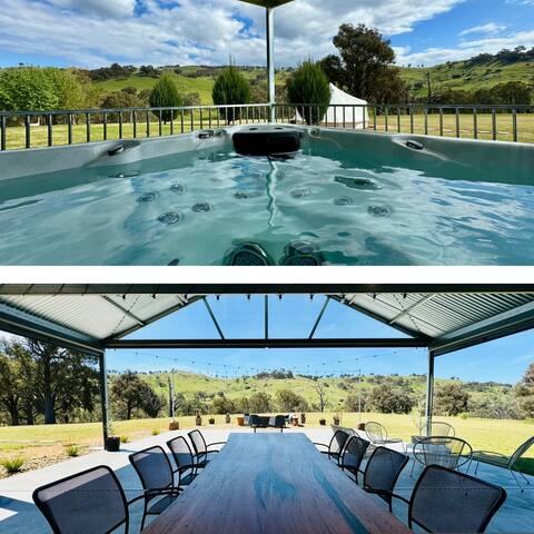 Huon Creek Retreat - Private estate + heated spa