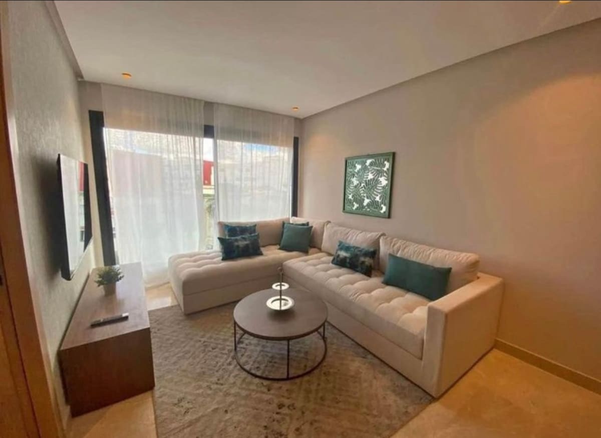 Rental unit in Casablanca  1 bedroom  1 bed  2 baths