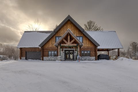 Cozy log cabin-La Tanière