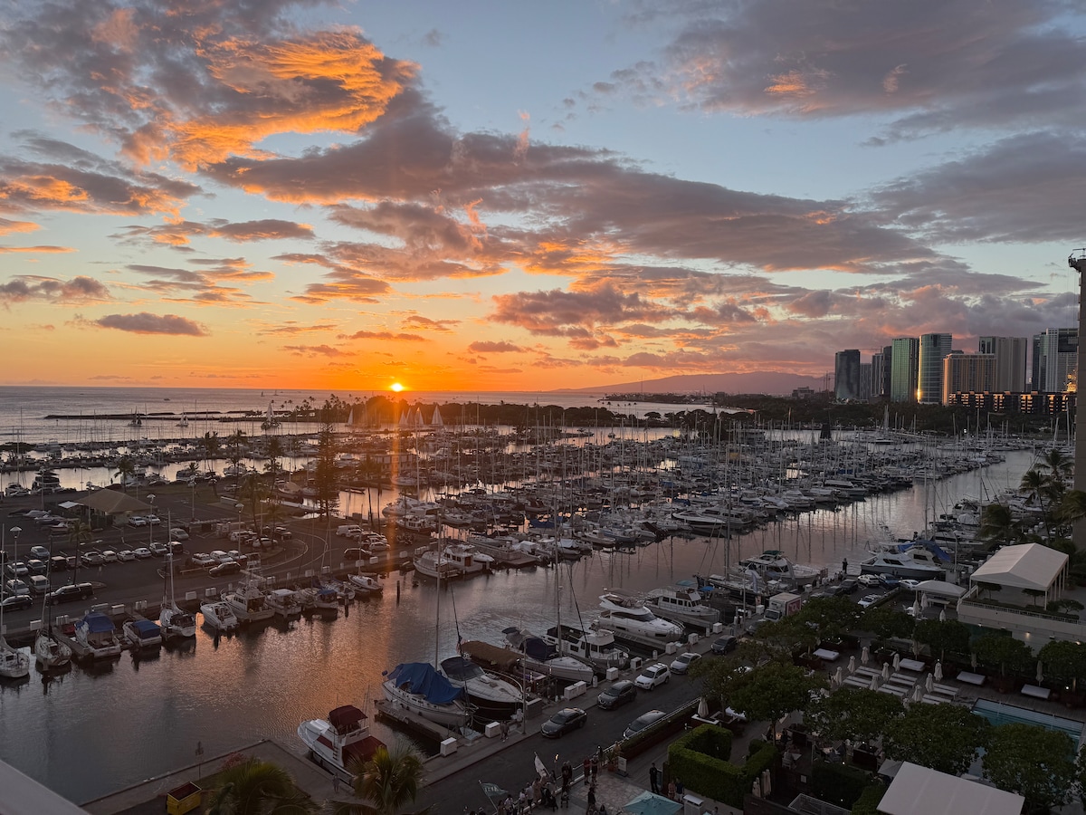 【2頭ペア】パピリオ・インドラ・インドラ（モンタナ州/アメリカ） オーシャンビューの新しく改装された「Ilikai」、無料駐車場付き