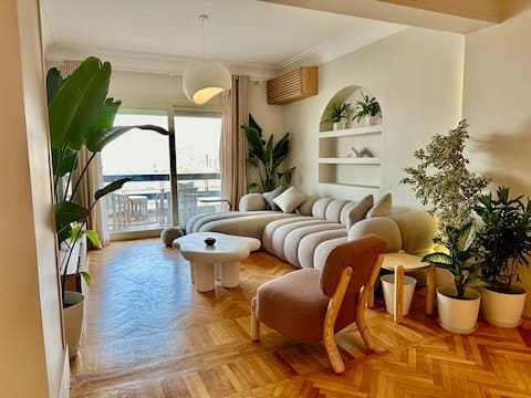 Bohemian Luxury on the Nile/ Zamalek Loft
