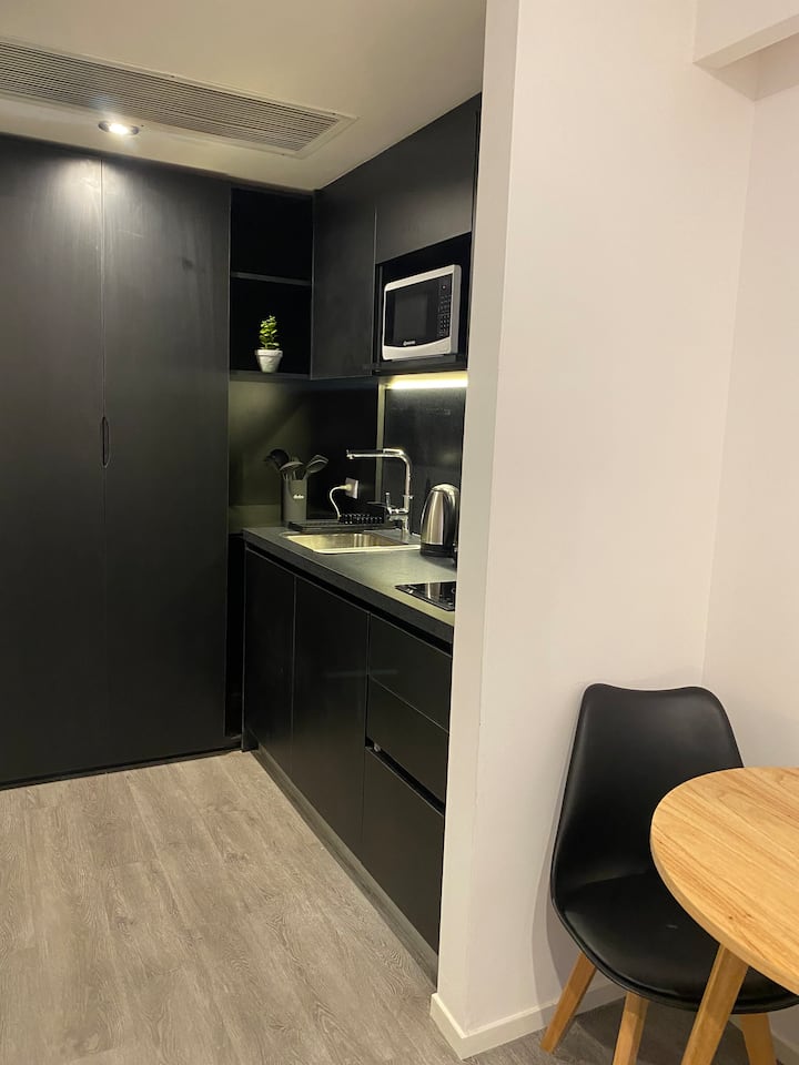 Monoambiente con pileta y seguridad 24 horas en Palermo