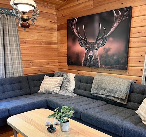 Successful Airbnb property: Authentic and charming cabin in the woods in Gjesdal