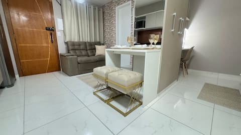 Airbnb em destaque: Luxuoso c/vaga |Home Office |Wi-Fi |Próx. shopping em São Paulo