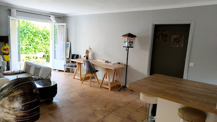Jardin & Parking Privé Au Village De Valbonne - Valbonne