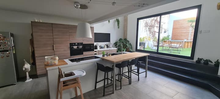Maison Loft Atypique - Jacuzzi, Clim Et Jardin - Montpellier