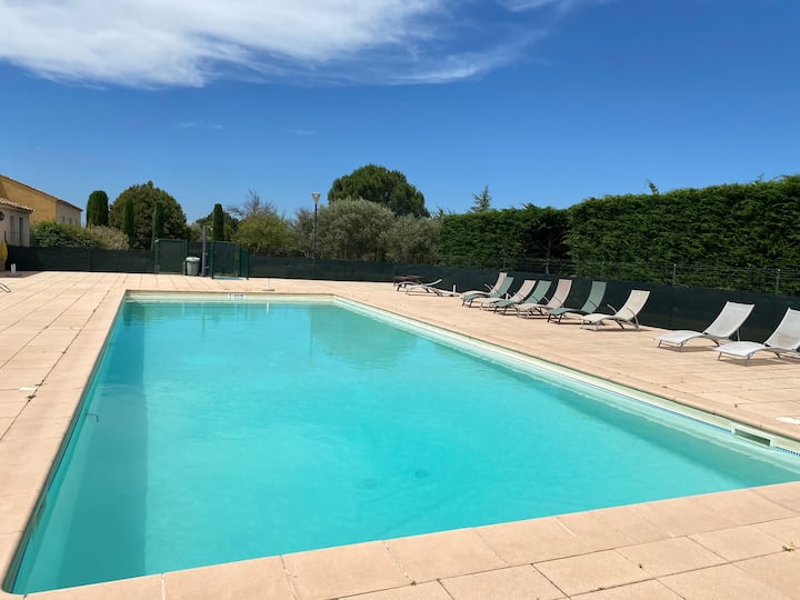 04 B3 Beau T3 Au Coeur Des Lavandes - Piscine - Riez