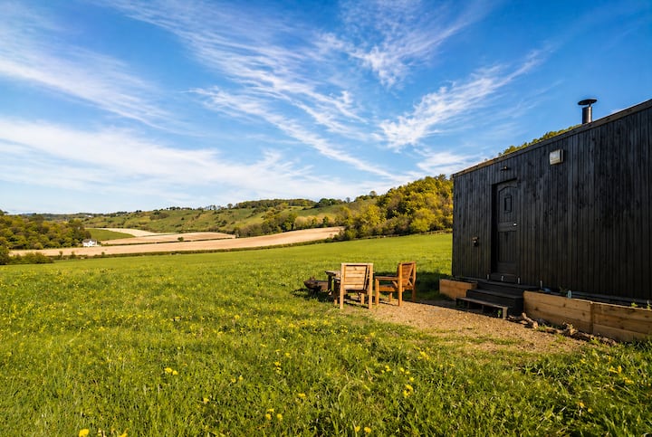 Dog-friendly Cabin | Dorset Aonb Valley Views - ドーセット