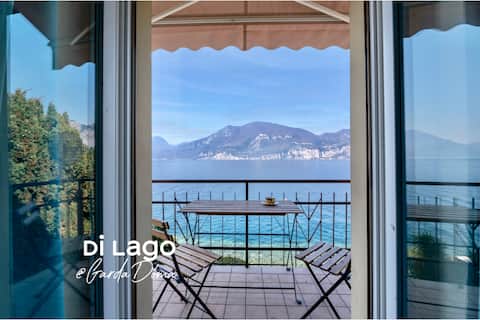 WOW-view & beachfront Apartment di lago @GardaDoma