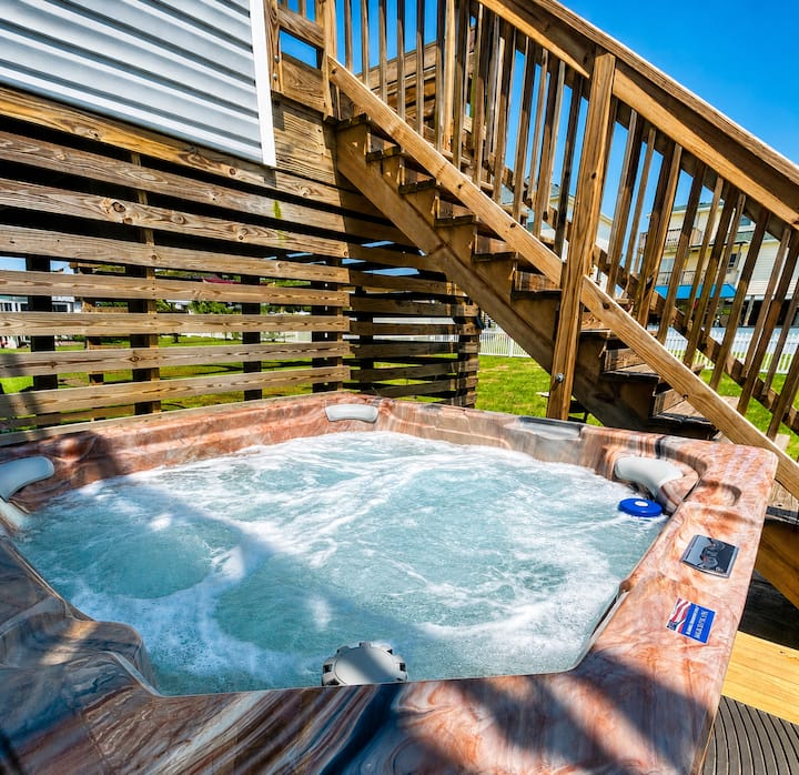 Kitty Hawk Sleep 12 Hot Tub Game Rm 2 Min To Beach - Kitty Hawk, NC