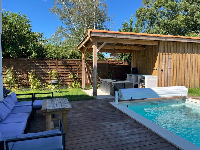 La maison du bonheur à proximité de l’Océan