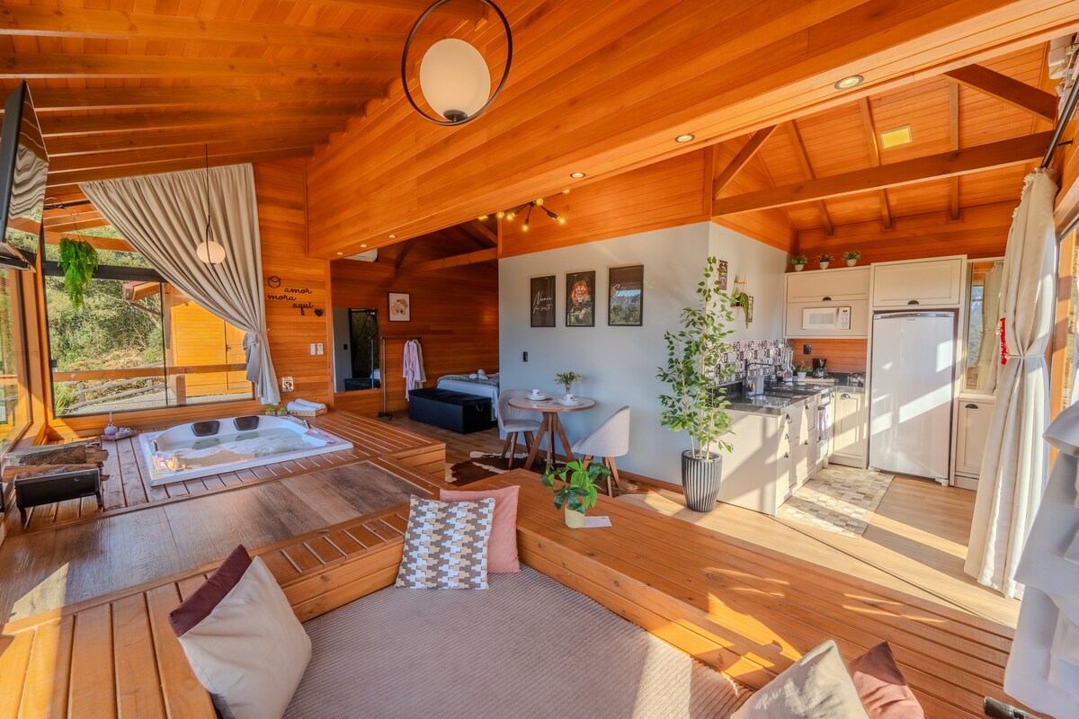 Airbnb em destaque: Encanto dos Ventos Cabin em Bom Retiro