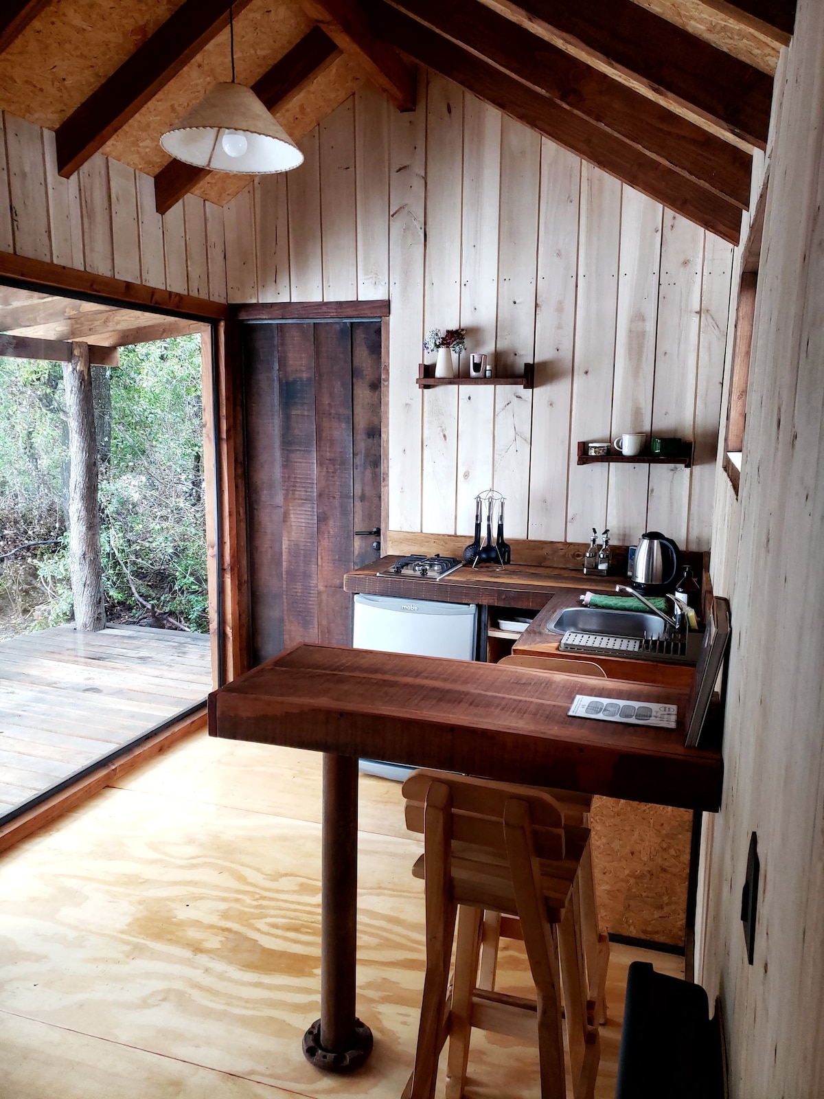 Popular Airbnb listing: Mystic Nature Project Tiny Home in San Martín De Los Andes