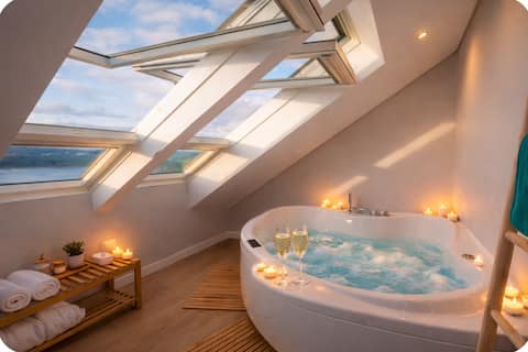 Private Jacuzzi · Breathtaking Views · Romantic Getaway