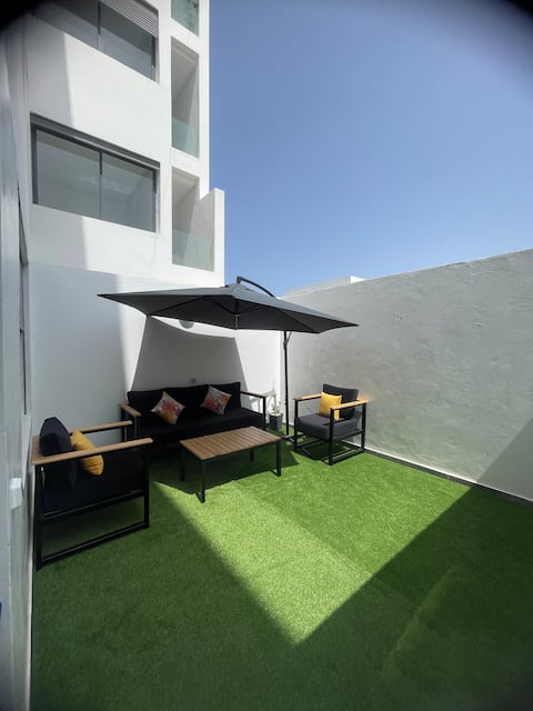 Successful Airbnb property: Appart cosy moderne + wifi fibre + parking + plage in Kénitra Province