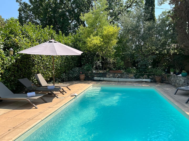 Grande Villa éQuipée Avec Piscine, 30min De La Mer - Fayence
