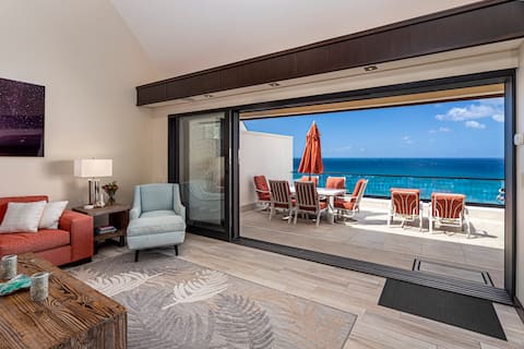 Popular Airbnb listing: Premiere Puu Poa 407 - Penthouse - AC -Oceanfront in Kauai