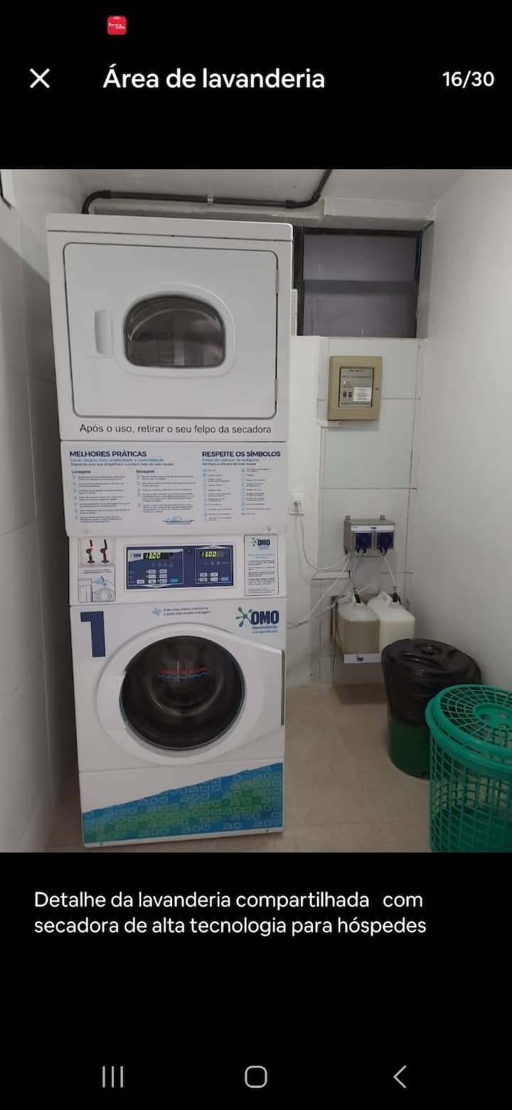 Flat Studio Ibiza in Candeias 45 minutes from SUAPE - Apartments for Rent  in Jaboatão dos Guararapes, Pernambuco, Brazil - Airbnb, image size:720x1561