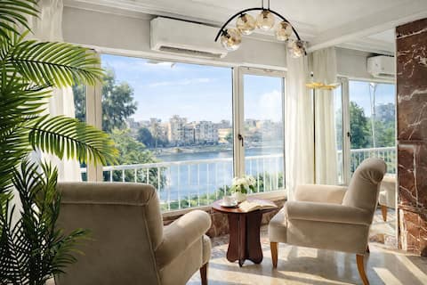 K Cribs • Nile Front • 3BR • Zamalek